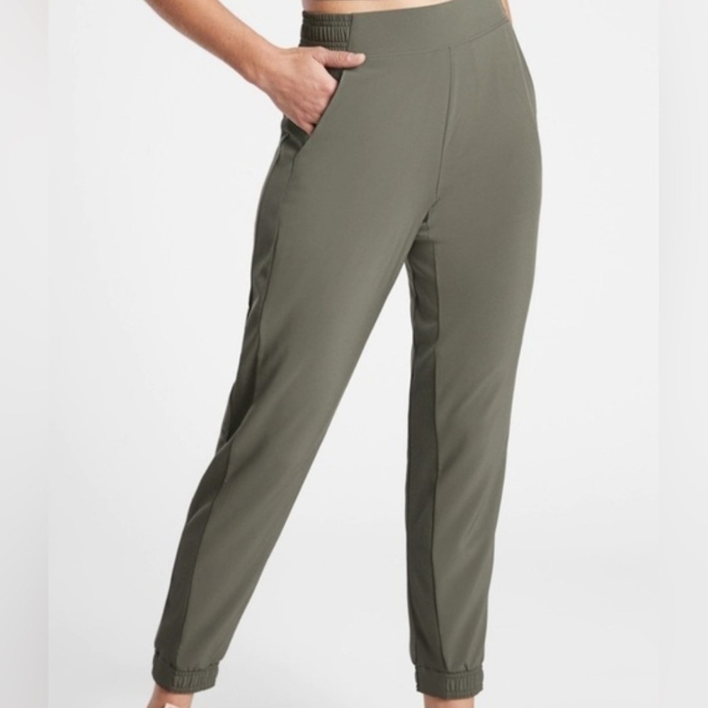 ATHLETA Brooklyn Mid-Rise Jogger Pants - Size 8 Tall
